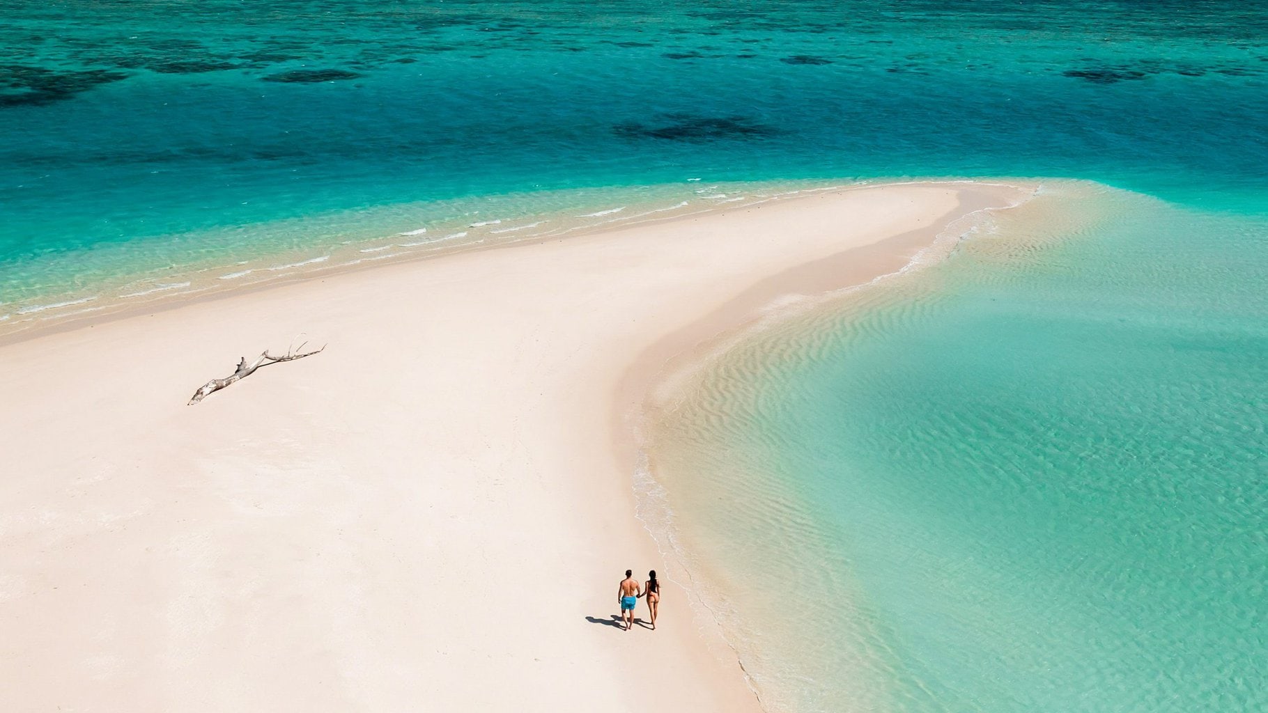 Romantic private beach walks