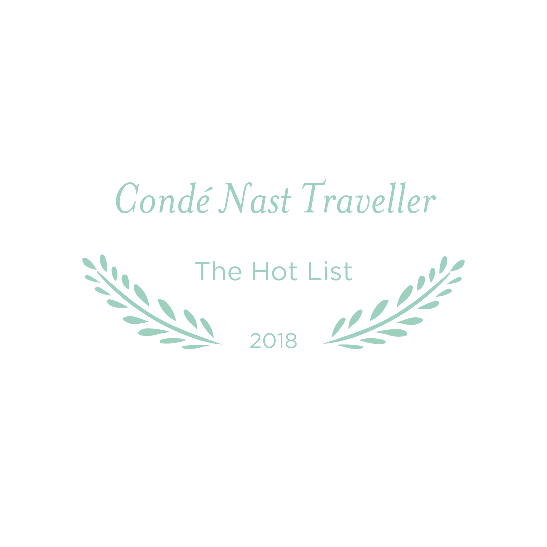 Conde Nast Traveler Hot List Award Miavana 2018