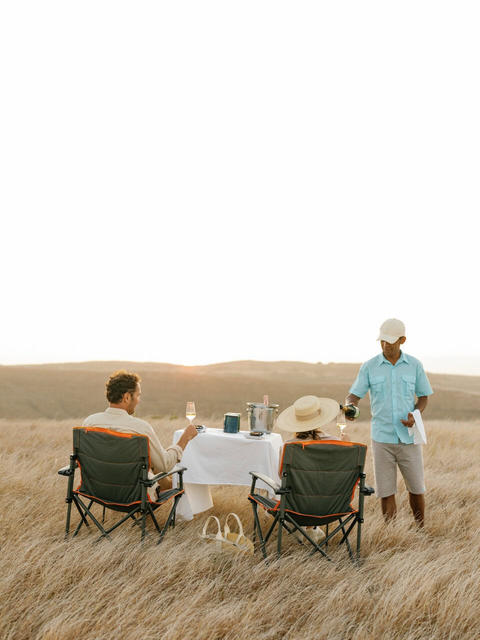 Helicopter Sunset at Miavana, Madagascar